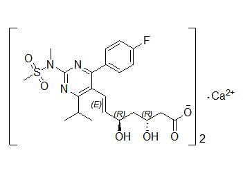 Rosuvastatin Diastereomer Rosuvastatin 3R 5R Isomer Calcium