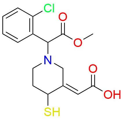 trans-Clopidogrel Thiol Metabolite (Mixture of Diastereomers)