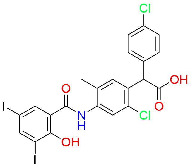 Closantel sodium dihydrate Impurity C (EP)