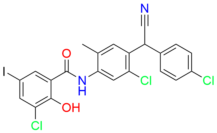 Closantel sodium dihydrate Impurity E (EP)