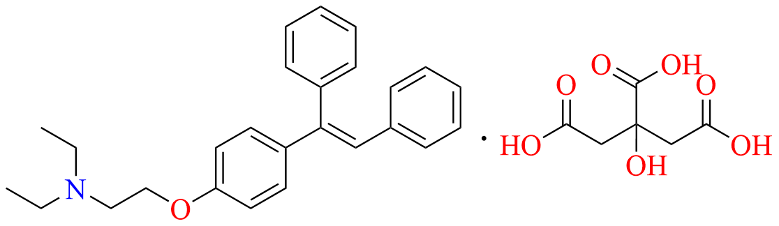 Clomifene citrate Impurity A (EP) as Citrate salt
