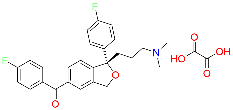 (S)-Citalopram Fluorophenylmethanone Oxalate Impurity