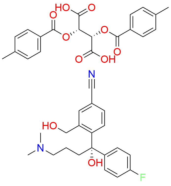 Escitalopram Oxalate Impurity E as (S)-Enantiomer Ditoluoyltartrate