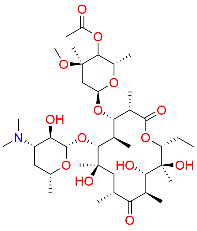 4′′-Acetylerythromycin A