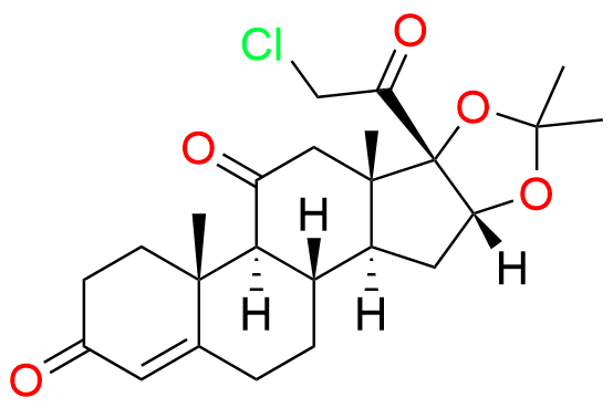 9-Desfluoro-11-keto halcinonide
